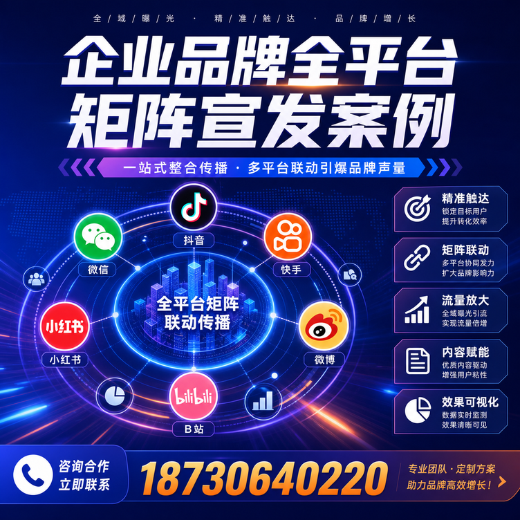 白杨企业全平台自媒体品牌统一宣发落地案例